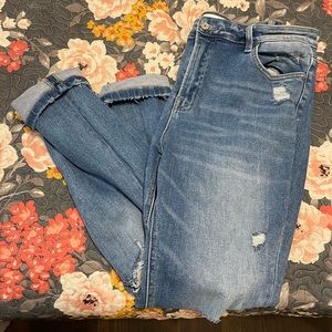 Vervet Blue distressed jeans